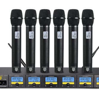 PRORECK MX66 6-Channel UHF Wireless Microphone System