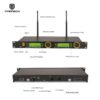 PRORECK UK-2000 UHF 2 Channel Wireless Microphone System