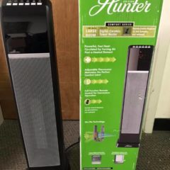 30 inch 1500w Ceramic Tower Heater. Made by Hunter