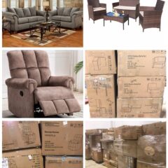 Mix Furniture Load. Power Recliner, Patio Furniture FOB GA