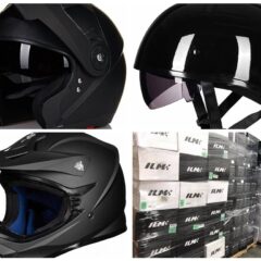 Motorcycle Helmets, Full, Half Helmets. Bluetooth. FOB GA